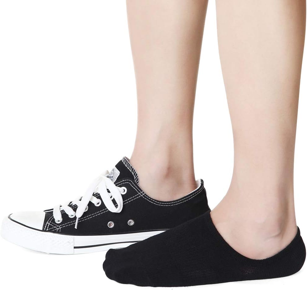 Skiennix No Show Socks for Women - Low Ankle Athletic Footies with Anti-Slip Design | 6/8 Pairs