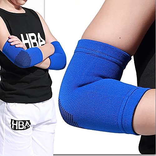 Pink Kids Elbow Sleeve Protection for Sports Cycling Volleyball - 1 Pair