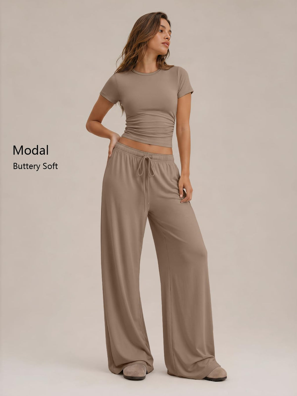 Trendy Queen Womens 2 Two Piece Set 2026 Summer Workout Vacation Gym Clothes Spring Fashion Lounge Matching Airport Travel Outfit Resort Wear Fitness Athleisure Clothing