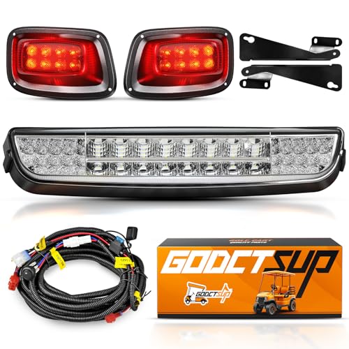 Golf Cart LED Light Kit for EZGO TXT 1996-2013 Street Legal Headlights & Taillights