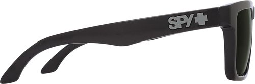 SPY Optic Helm, Square Sunglasses, Color and Contrast Enhancing Lenses, Black - Happy Gray Green Lenses
