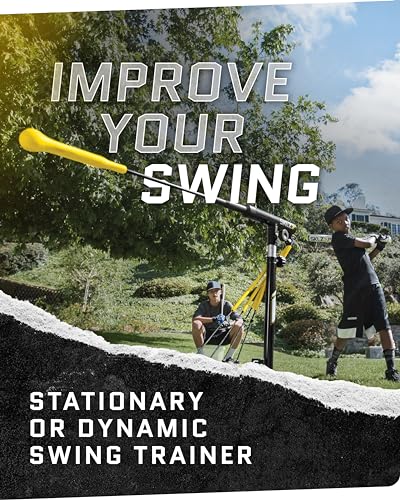 Baseball & Softball Swing Trainer with Adjustable Height - Hurricane Category 4