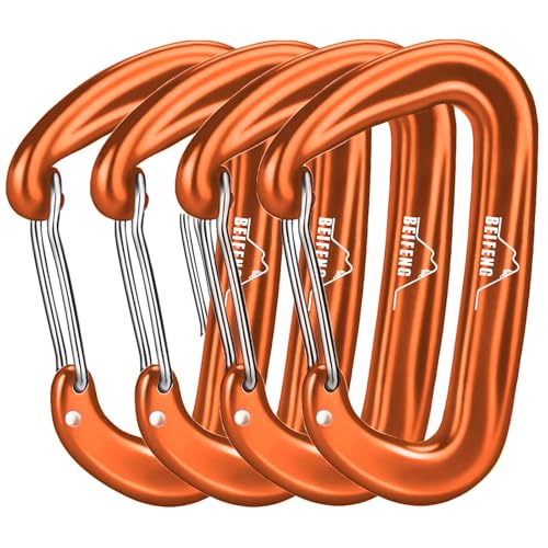 Lightweight Locking Carabiner Clips for Camping Hiking Outdoor Gear