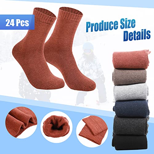 Hillban Classic Colors Beanie Hat Gloves Socks Bulk Warm Winter Set for Homeless - 72 Pieces