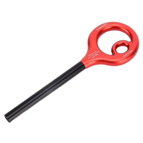 FILFEEL Figure, 9 Shape Upgrade 8 Descender Climbing Gear Downhill Equipment Easy Rigging Plate Aluminum Alloy Rigging Plate for Rock Climbing Belaying and Rappeling