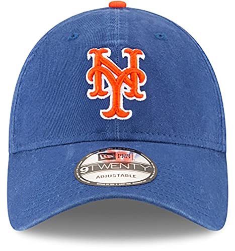 Kids Classic 9TWENTY Blue Adjustable Strapback Hat for New York Mets