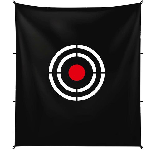 KAIDIDA Golf Target Cloth Hitting- 6 X 5 FT White Fast Setup Sturdy Practice Trainers Basement Yard for Golfers Adults Players Teens Gifts