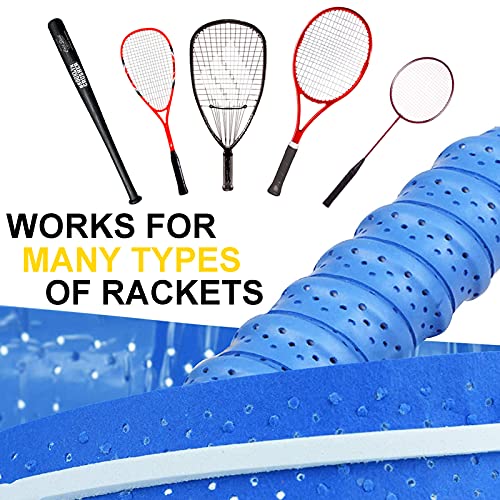 Tennis Overgrip Tape Absorbent Non-Slip Handle Grip for Tennis & Badminton