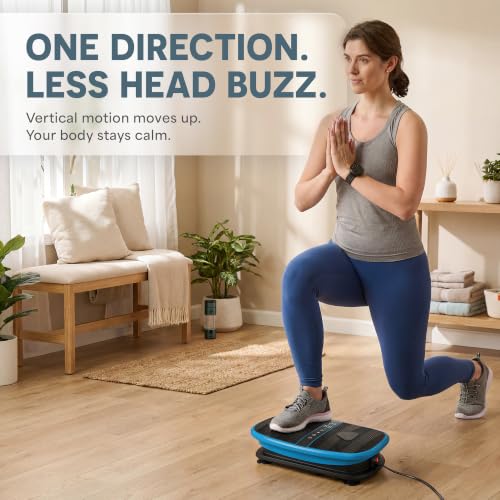 Vibra Voice & Thermo Vibration Plate - Large Black | Heat & Voice Control