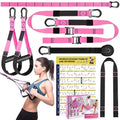 Pink Resistance Training Kit for Full Body Workout - Home Gym Equipment