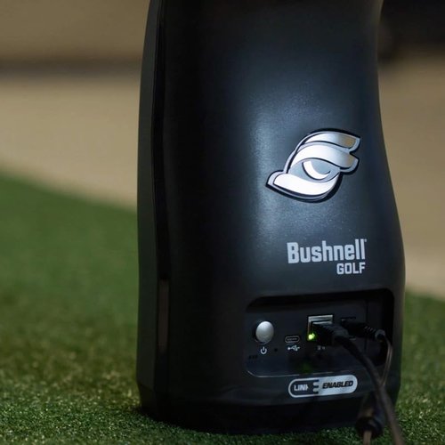 Bushnell LPi Simulator Bundle - High-Accuracy Indoor Golf Launch Monitor with FSX Play Gold, Projector & Turf Mat