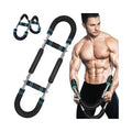 DAMR Arm Trainer, Arm Chest Exerciser with 2 Spring. Suitable for Men and Women of All Fitness Levels. Detachable Twister Fitness Equipment. Upper Body Muscle -Black, Adjustable Resistance Levels.