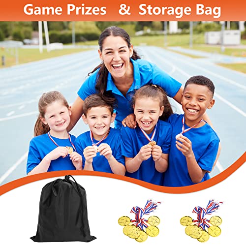 Outdoor Tug of War Rope 20 Feet - Family & Kids Playground Game - Orange / 20 Ft