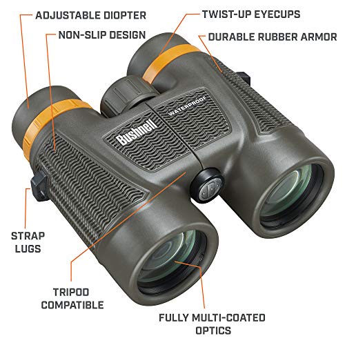 Bushnell H2O Xtreme 10x42 Waterproof Compact Binoculars - Anti-Fog, Rugged