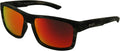 Offshore Polarized Sunglasses - Black Marble Frame with Red Mirror Lenses for Men & Women
