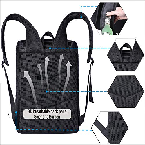 Insulated Waterproof Cooler Backpack with Leak Proof Interior 30L Portable Lunch Bag for Travel Camping Beach
