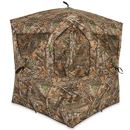 Ameristep Brickhouse Hunting Blind 3-Person Mossy Oak Break-Up Country Ground Blind