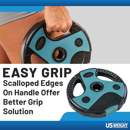 54LB Teal Adjustable Weight Set with 55-Inch Padded Barbell for Home Gym & Muscle Building