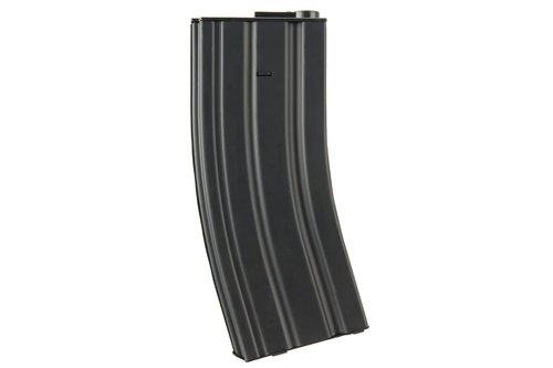 Lancer Tactical 120 Round MidCap Steel Metal 6mm M4 / M16 AEG Airsoft Magazine Clip (Black, 1 Count)