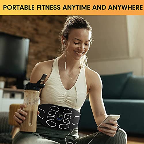MarCoolTrip MZ ABS Stimulator Abdominal Toning Belt Muscle Trainer for Home Fitness