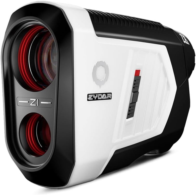 ZYDAR Z1 Golf Rangefinder - 1300 Yards, Slope Measurement, 7X Magnification, Magnetic & Weather Resistant