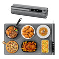 XL Large Food Warming Mat 23x15 in Graphene Technology, 6 Temp Modes, Gray