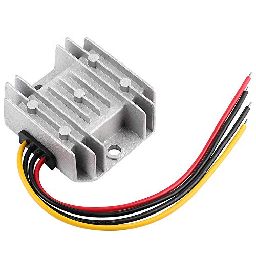 Voltage Reducer DC 8V-40V to 12V 3A 36W Buck Boost Converter - Waterproof, Compact