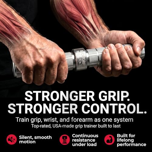 Sportgrips Silver Sidewinder Revolution 2.0 Adjustable Grip Trainer - USA Made