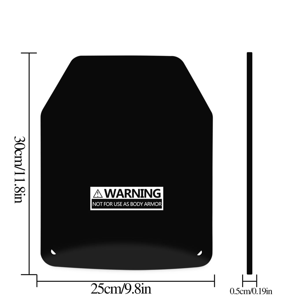 Weight Vest Plate Curved Weighted Plates for Weight Vest 5.5lb/11lb per Pairs for Running, Strength Training (Black:11LB(5.5LB*2))