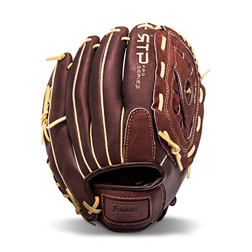 12.5-Inch Franklin Sports RTP Pro Baseball Glove Basket Web Brown - Fielding