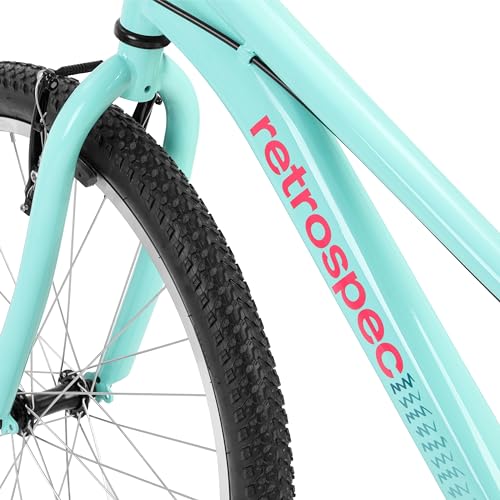 Retrospec Dart Kids Bike Seafoam 24-Inch 7-Speed Hybrid Youth Bicycle