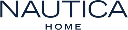 Nautica Oversized Beach Towel Set - Soft Plush Velour, Quick-Dry & Absorbent, 2-Pack in Turtle Beach Blue