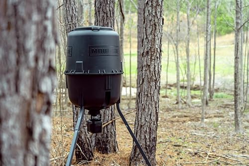 Moultrie Pro Hunter III Tripod Feeder - Bluetooth App Control, 250 Lb Capacity, Remote Setup