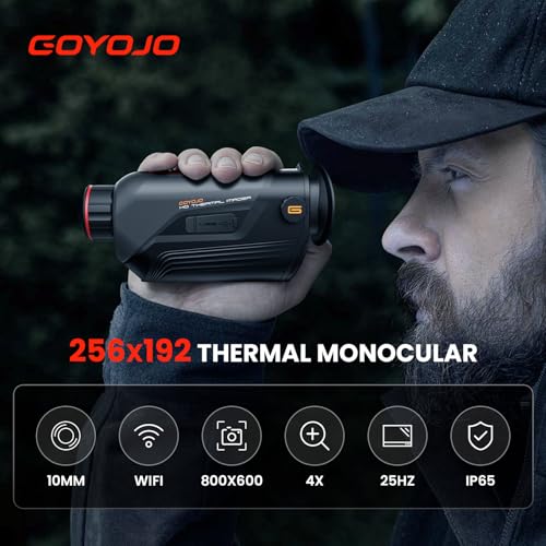 Thermal Monocular G210 Black - Night Vision Scope for Hunting & Outdoor