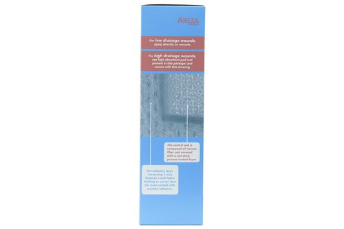 Areza Medical - Bordered Gauze Island Dressing - Wound Dressing - Latex Free - sterile - 8" x 6" - 30 per Box