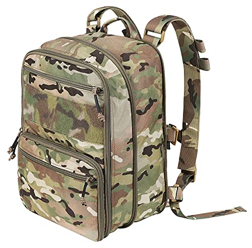 KRYDEX Camo Tactical Expandable Backpack MOLLE Hiking & Hunting Bag