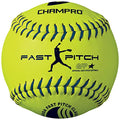 Champro 12" USSSA Approved Synthetic Fastpitch Softballs - Optic Yellow, 12 Pack