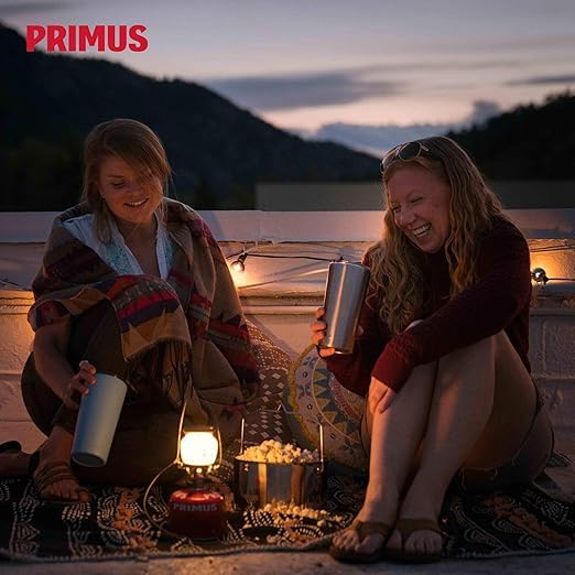 Primus EasyLight Camping Lantern with Piezo Igniter, Adjustable Brightness, Lightweight