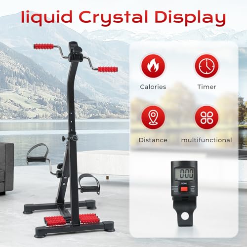 Adjustable Pedal Exerciser Bike for Seniors - Rehab, Arm & Leg Therapy