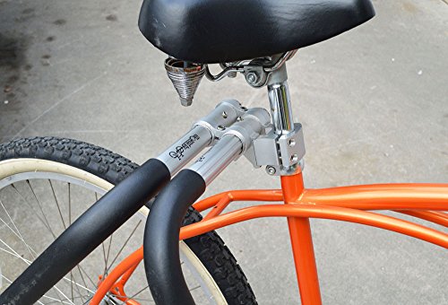 Bicycle Surfboard Rack with Quick Release for Seatpost | Fits Shortboards & Boogie Boards
