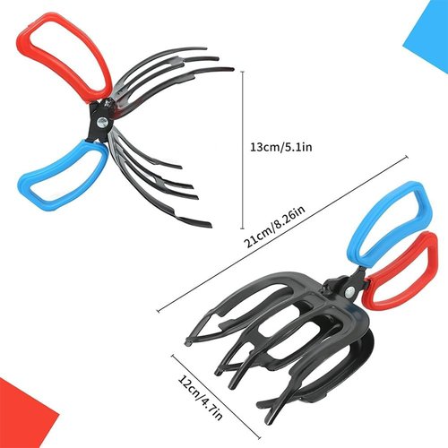 FXOICMI Fish Gripper Tool - Non-Slip Metal Fishing Pliers for Easy Catch & Release | Lightweight Design