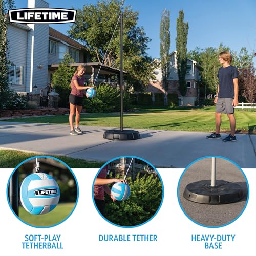 Lifetime 90029 Portable Tetherball System - Outdoor Playground Equipment