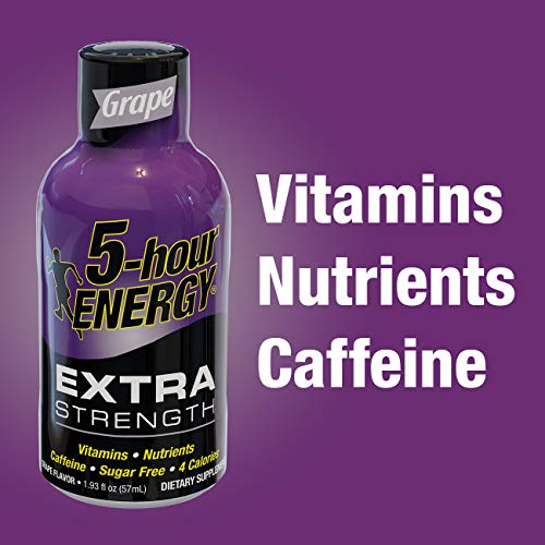 5-hour ENERGY Sour Apple Shot - Extra Strength Energy Drink 2oz, 24 Pack