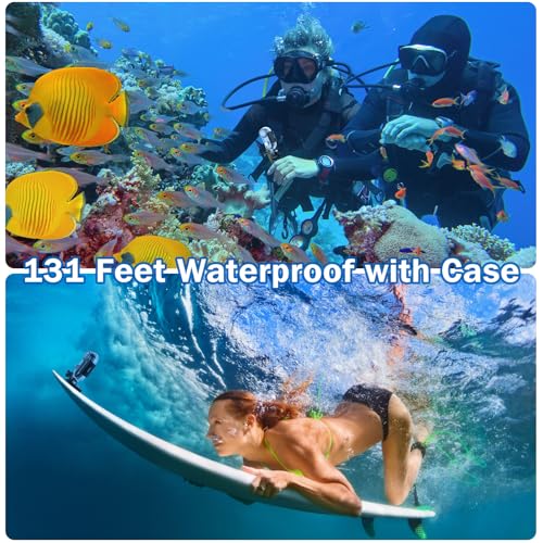 Sixmou i3 4K Tiny Action Camera - Waterproof, Magnetic Mount, Handheld