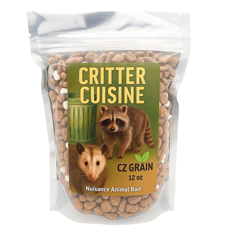 12 oz Predator Critter Bait - 4-Loot Blend for Raccoon, Coyote, Fox, Skunk & Opossum | 12 Ounce (Pack of 1)