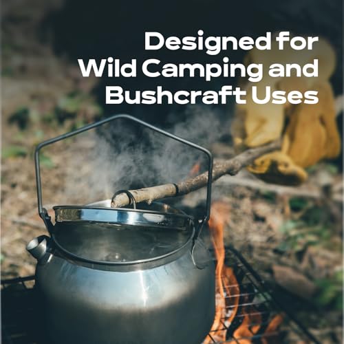 Fire-Maple Antarcti Camping Kettle Stainless Steel 1.3 Quarts for Fire Use