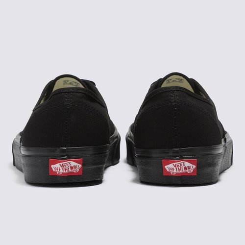 Vans Authentic Unisex Sneakers, Black/Black, 9 US Women/7.5 US Men