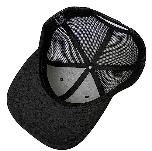 Plus Size Snapback Trucker Hat - Adjustable Mesh Baseball Cap for Big Men