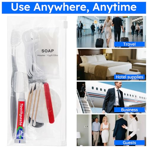 Bulk Hygiene Kit Travel Pack of 100 - Personal Care & Sanitary Supplies