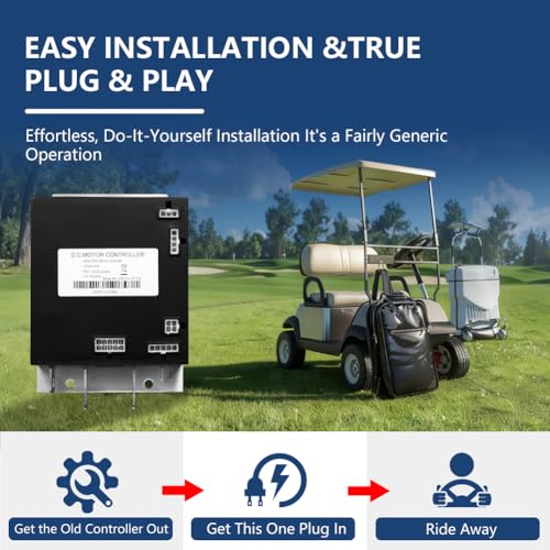Golf Cart Controller 36V 350A for EZGO TXT 2000-2009 - Black